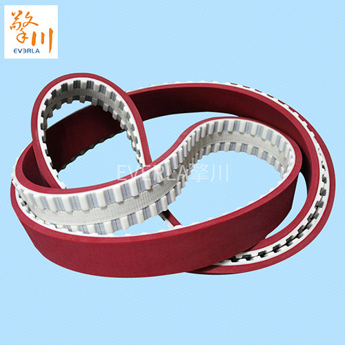表面加紅膠底面開槽<a href='http://m.solarscope.net/' target='_blank'><u>同步帶</u></a>