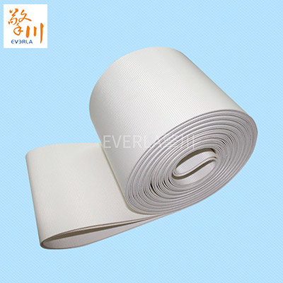 進口PVC材質白色環(huán)形食品級輸送帶
